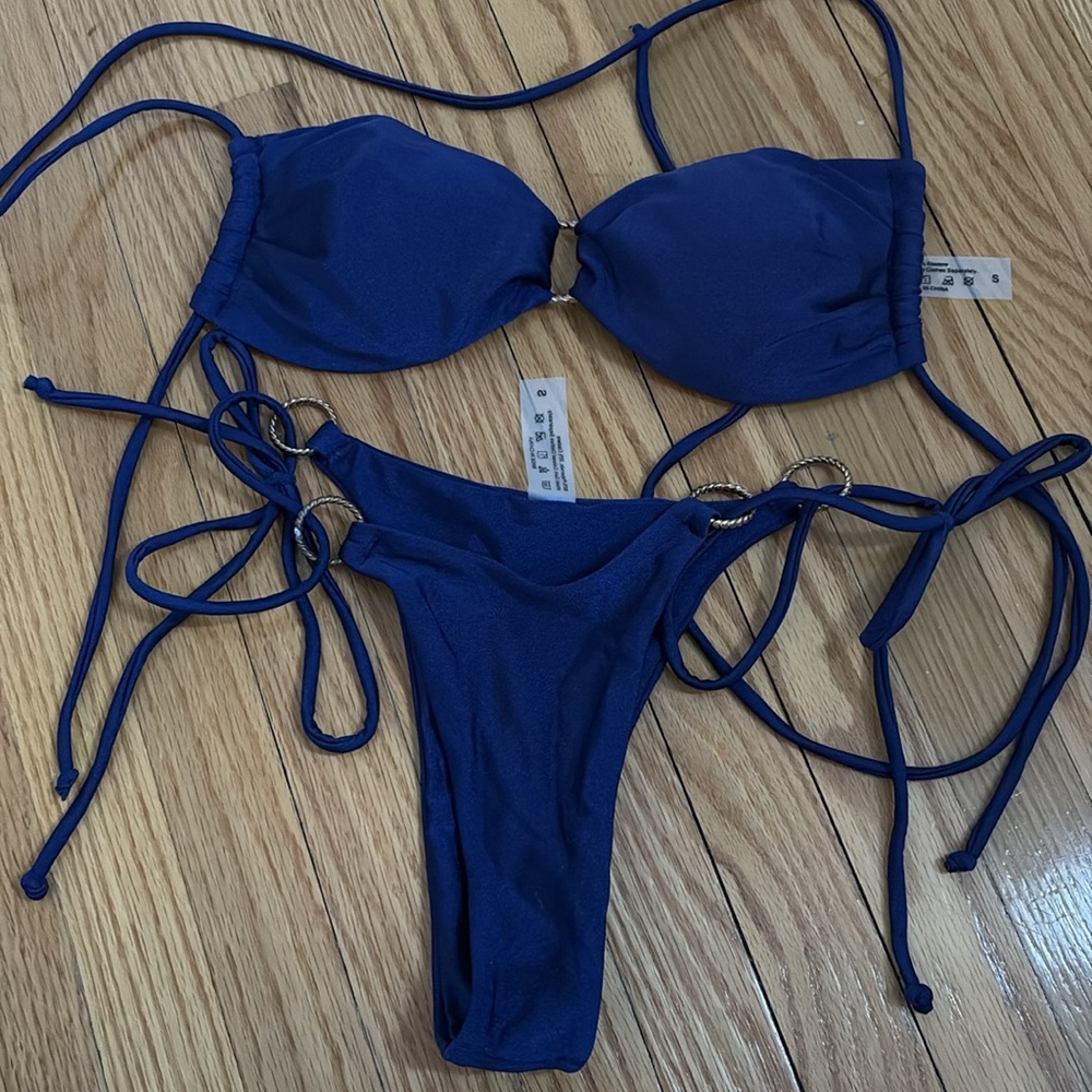 NAVY BLUE BIKINI - Picture 2 of 2